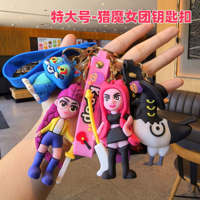 Wholesale K-POP keychain PVC soft plastic doll anime pendant
