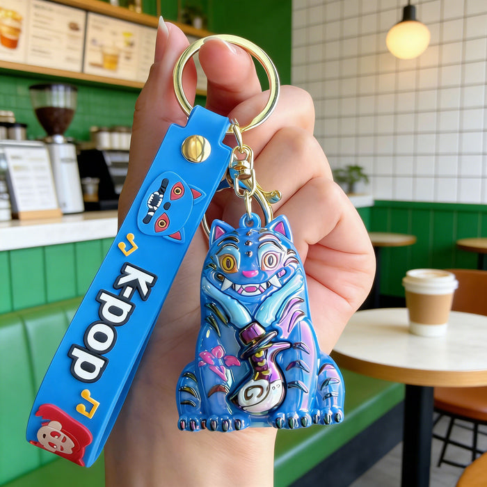 Wholesale KPOP Witch Squad Silicone Keychain Trendy Cartoon Bag Charm Gift MOQ≥3