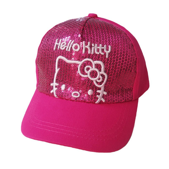 Wholesale Children's embroidered baseball cap, cute cartoon cat duckbill cap, children's sun protection and sunshade hat