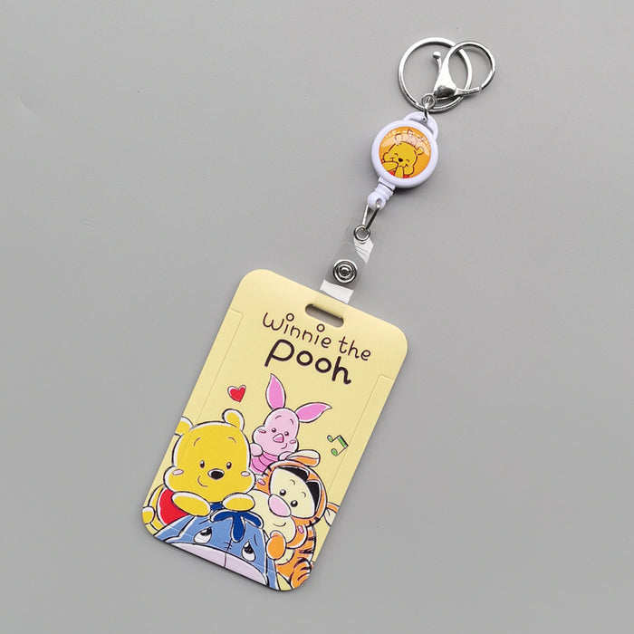 Wholesale Cartoon Anime Card Holder With Hard Case And Polyester Lanyard Chic Student ID Badge Trendy Gift