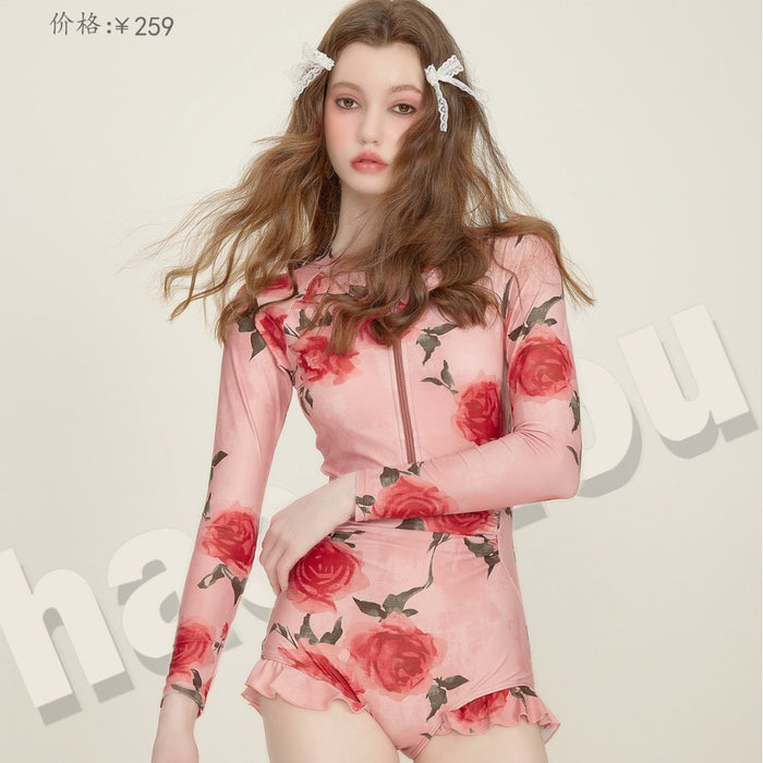 Wholesale Swimsuit one-piece swimsuit retro cool temperament swimsuit