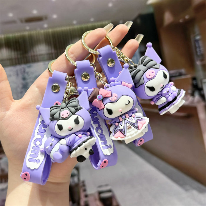 Wholesale Cartoon Silicone Doll Keychain JDC-KC-HaoXi007