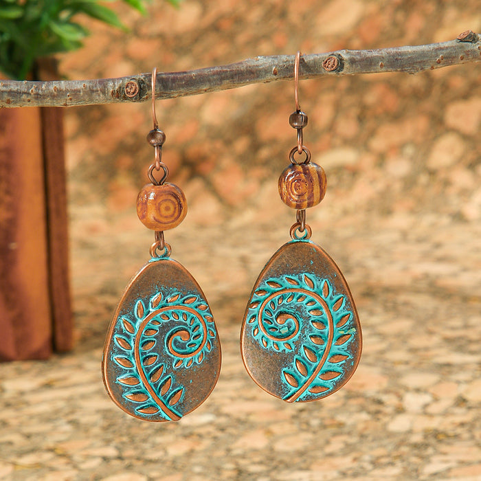 Wholesale Bohemian Geometric Tassel Earrings Set - Zinc Alloy Electroplated Boutique Resale Jewelry