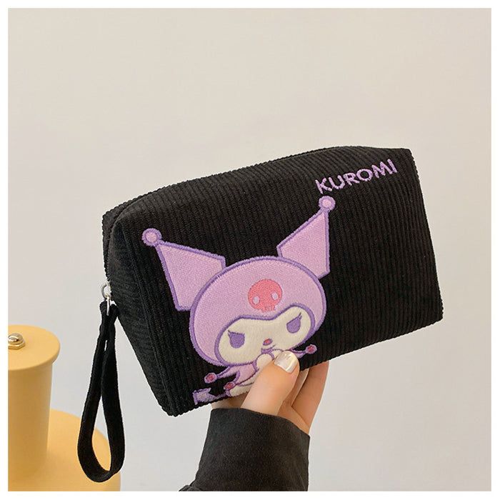 Wholesale Corduroy Cartoon Handy Cosmetic bag JDC-CB-Lihong001