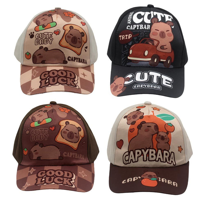 Wholesale Kapibala Print Children' s Baseball Hat