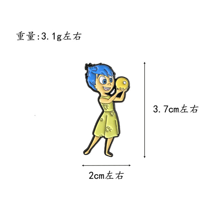 Wholesale Cute cartoon style creative personality film and television cartoon alloy brooch