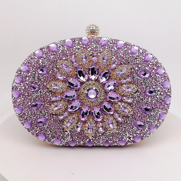 Wholesale Sunflower Evening Bag Diamond Handbag JDC-HB-YiX004