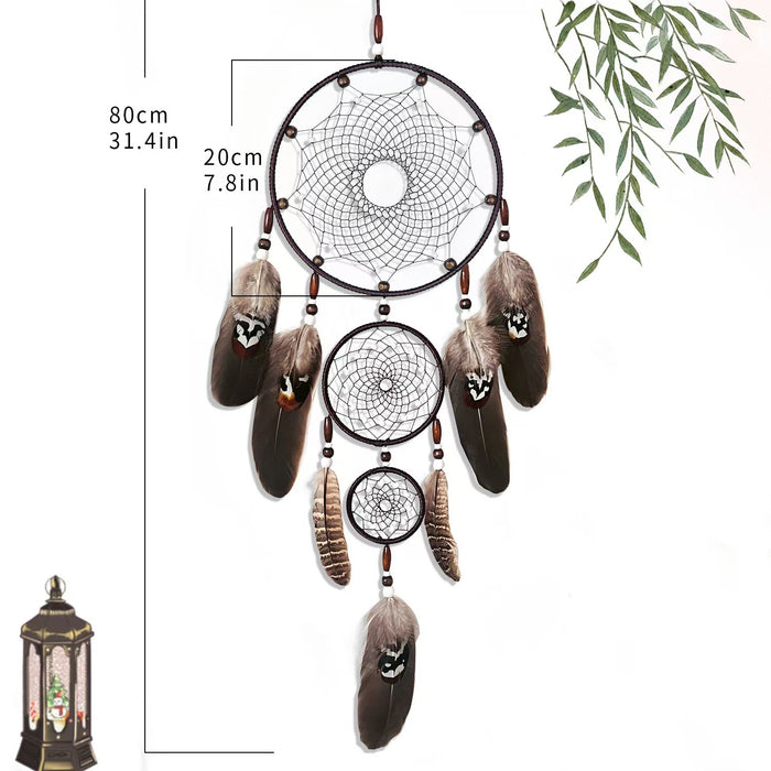 Wholesale Minimalist Dream Catcher Wall Hanging with Feathers Home Decor Accent