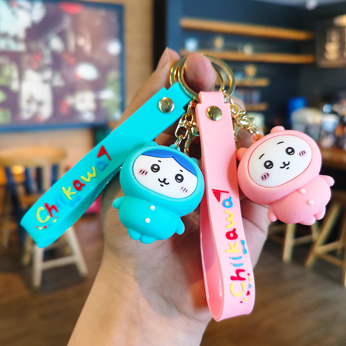 Wholesale Cartoon Doll Silicone Keychain JDC-KC-Tingm125