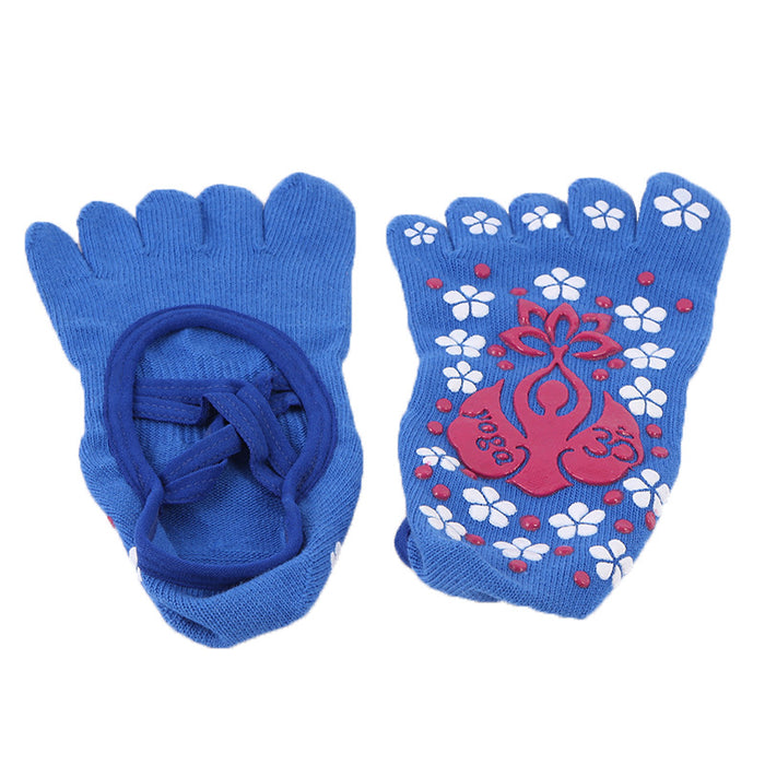 Wholesale  Dispensing Anti-Slip Socks Professional Pilates Anti-Slip Straps Silicone Dance Socks Non-Slip Yoga Socks