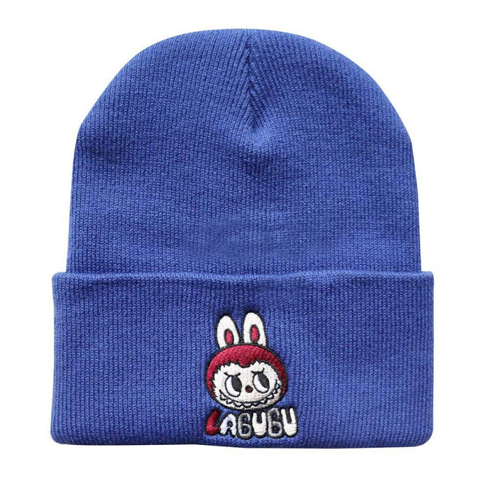 Wholesale Cartoon wool hat embroidered knit hat