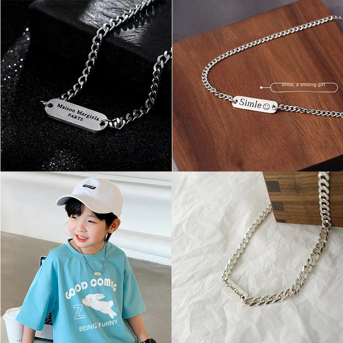 Wholesale Simple necklace, versatile accessories, fashionable and personalized sweater chain