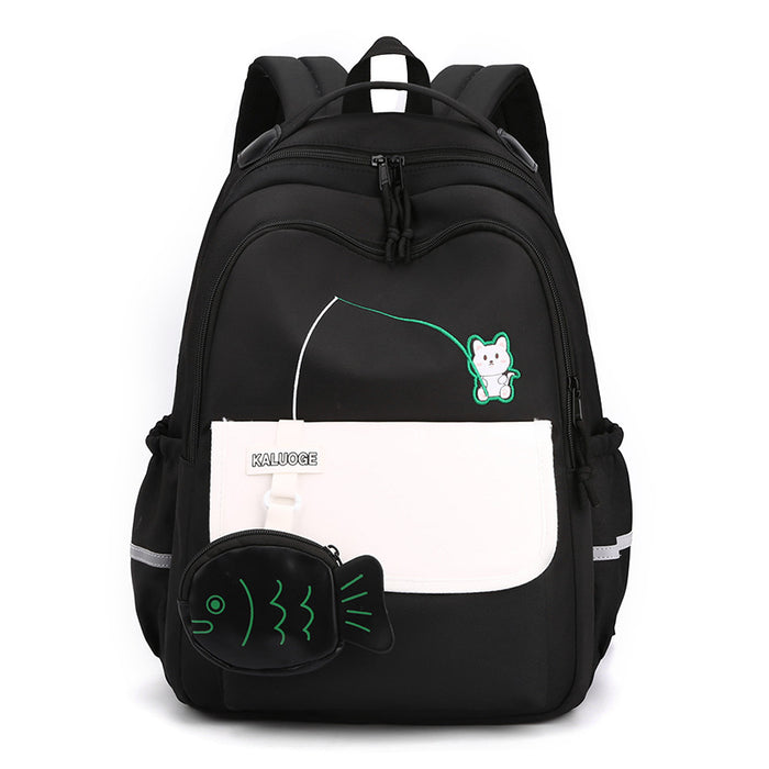 Wholesale Nylon Large Capacity Children's Backpack JDC-BP-YuanDuo096