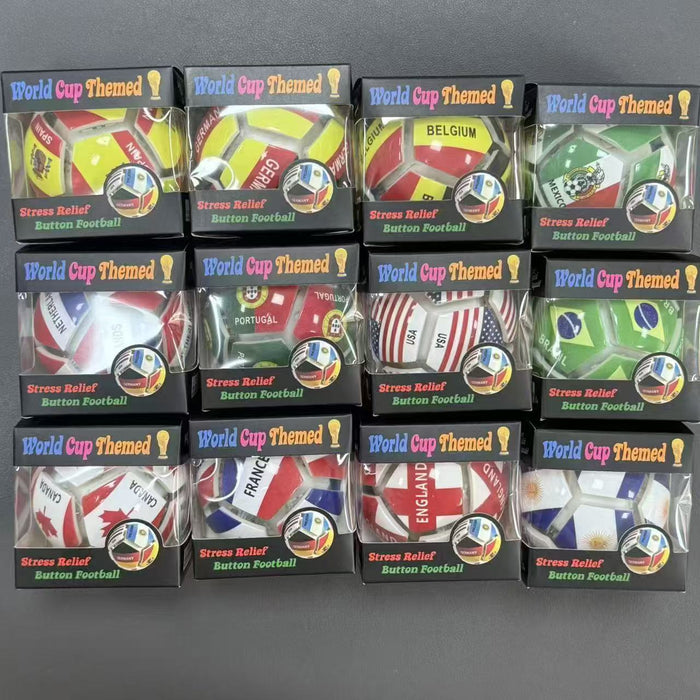 Wholesale 2026 Press Light Soccer Stress Toy Keychain Boutique Gift MOQ: 2