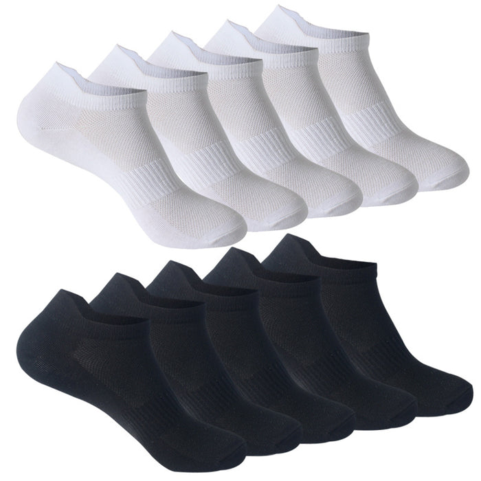 Wholesale 10 pairs of mesh socks, thin sports cotton socks