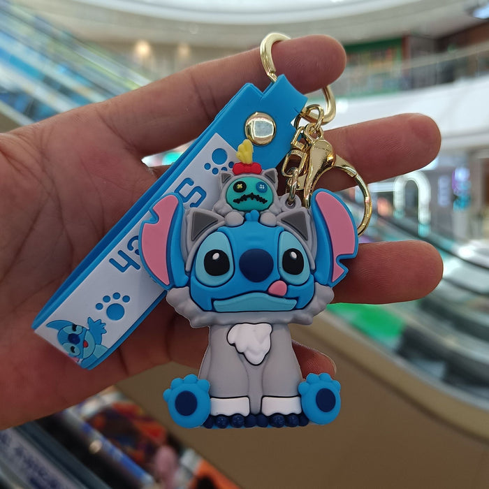 Wholesale Cartoon Silicone Anime Keychain JDC-KC-YiChang040