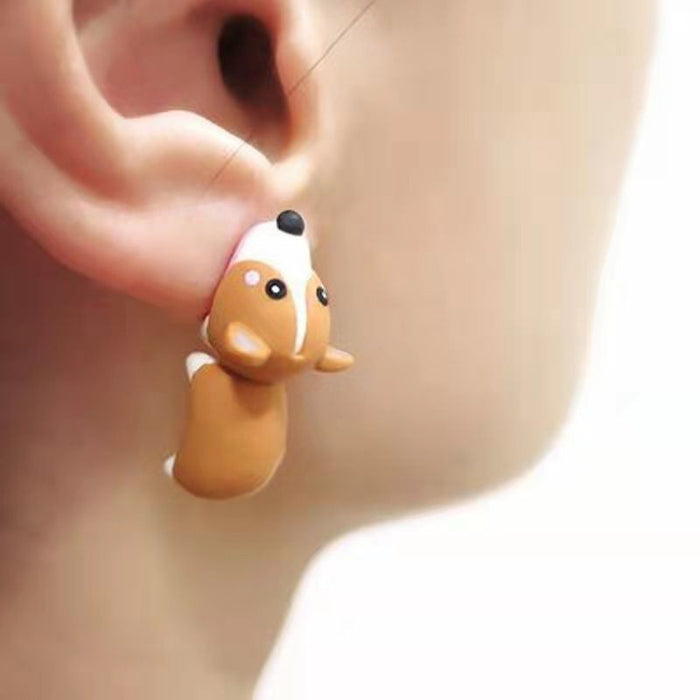 Wholesale Bite Ear Nails Earrings Ear Accessories Spray Paint Cute Mini