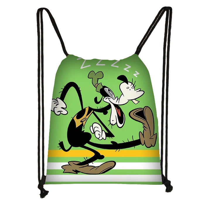 Wholesale Outdoor Portable Cute Cartoon Printed Drawstring Bag JDC-BP-Changs005