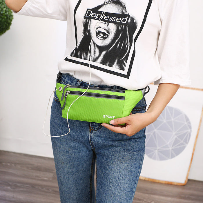 Wholesale Waist bag, mobile phone bag, outdoor stall bag, waterproof running chest bag, multifunctional anti-theft coin purse