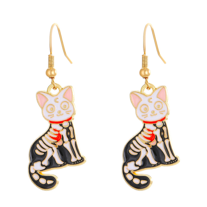 Wholesale  cartoon earrings cool funny personality animal earrings all-match earrings