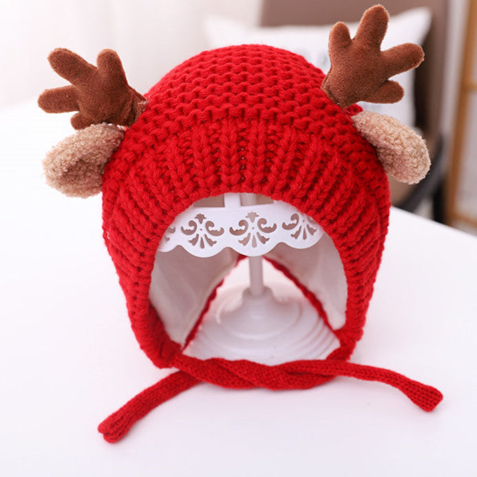 Wholesale Winter Baby Knitted Hat Thickened Wool Hat For Boys Cute Baby Accessories Autumn/winter Boys Knitted