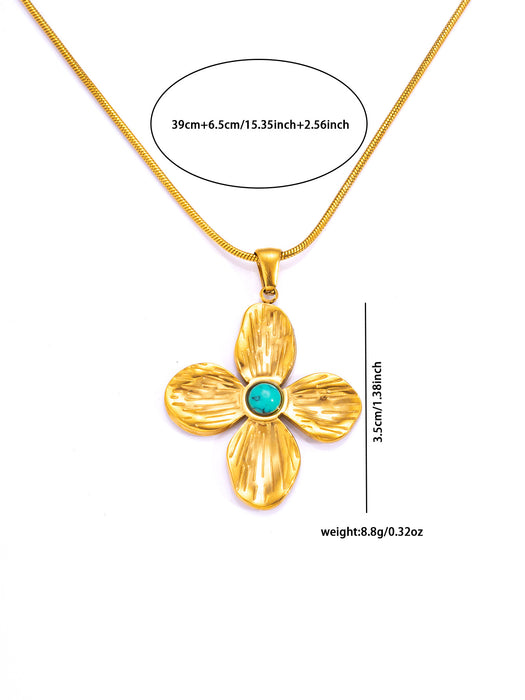 Wholesale Fade-Resistant Sweater Chain — Niche,  Light Luxury  and Sophisticated Titanium Steel Necklace
