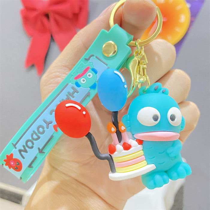 Wholesale Clown fish PVC key chain cute couple doll car key chain bag pendant