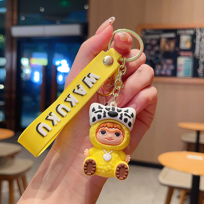 Wholesale Cartoon Anime Soft PVC Keychain for Car and Bag