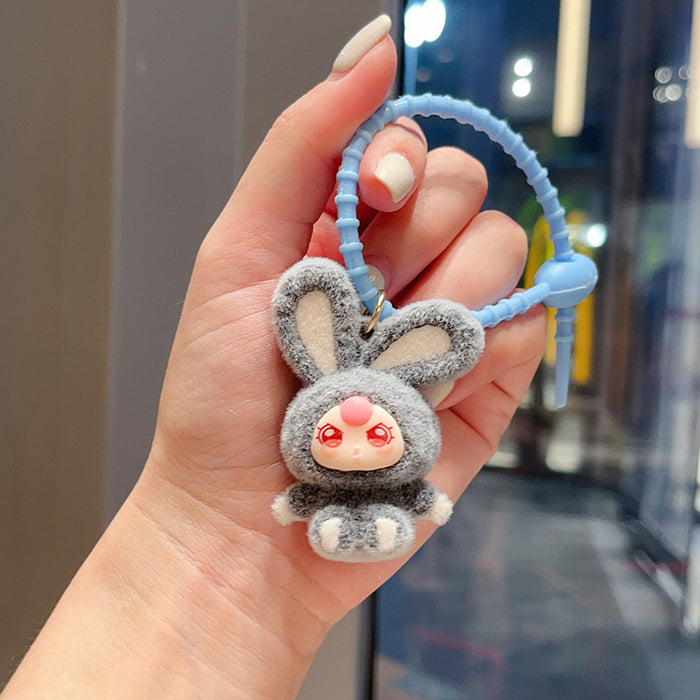 Wholesale Cartoon Flocked  Bear Pendant Cute Bag Desktop Decoration