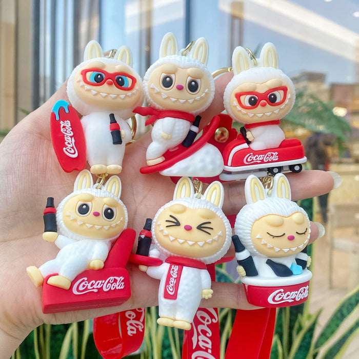 Wholesale Doll-themed surfing keychains