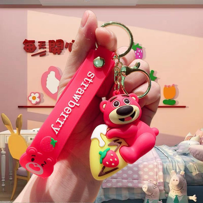 Wholesale Cartoon Doll Silicone Keychain JDC-KC-MingT074