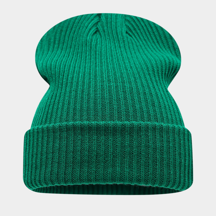 Wholesale Double-striped cuffed pullover warm knitted fashionhat