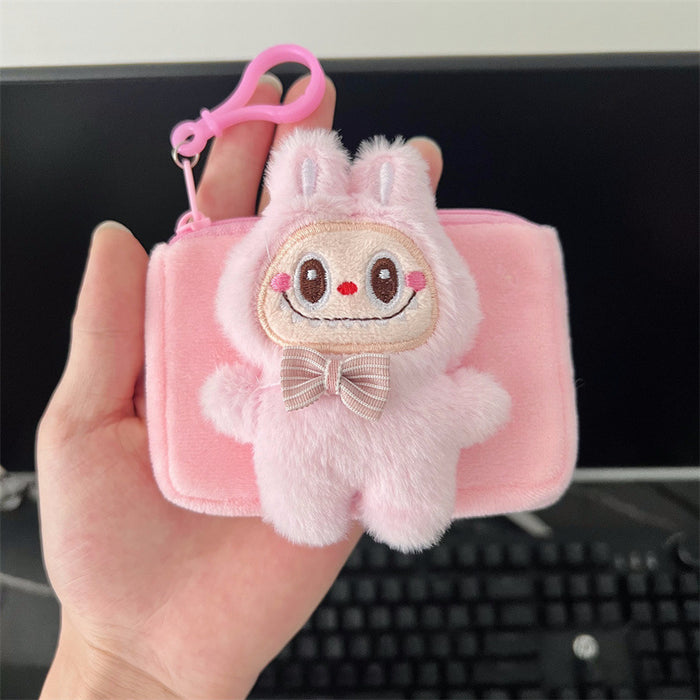 Wholesale Cute cartoon mini wallet,  portable and can be hung on a bag