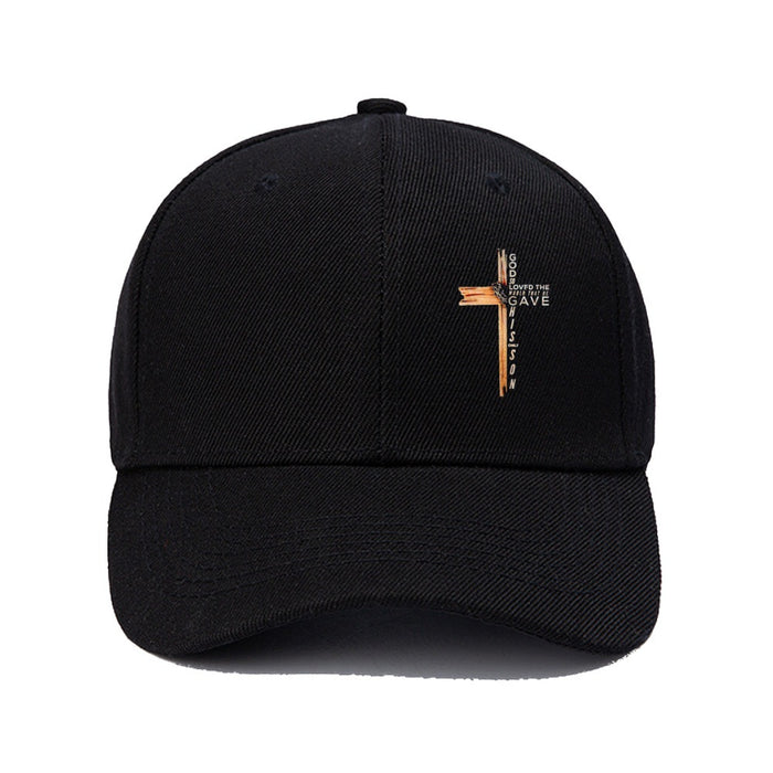 Wholesale Cross print fashionable outdoor casual baseball cap