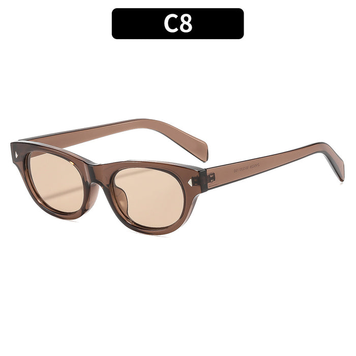 Wholesale Retro Square Sunglasses for Women Trendy UV400 Black Frame Gray Lens Fashion Accessory