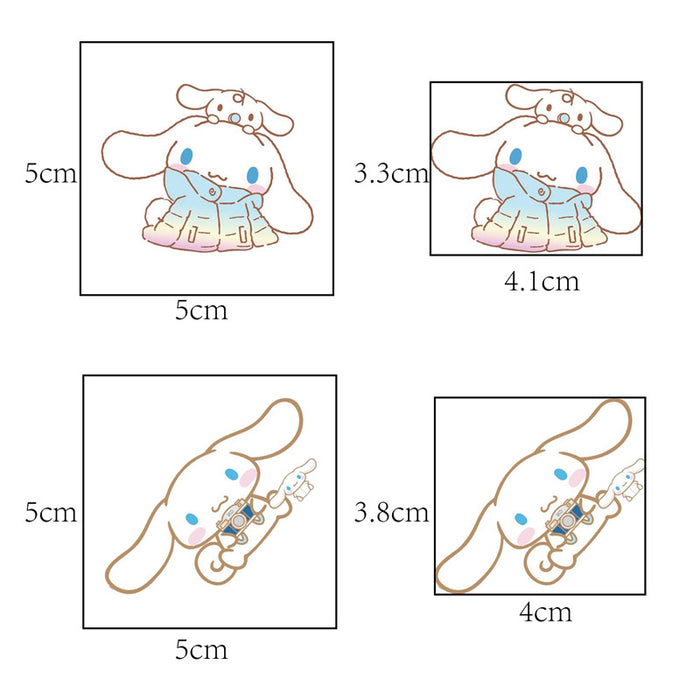 Wholesale 5X5Cm Cartoon Tattoo Transfer Disposable Decorative Stickers