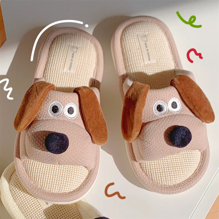 Wholesale Cute Cartoon Soft Bottom Cotton Slippers JDC-SP-RongHe005