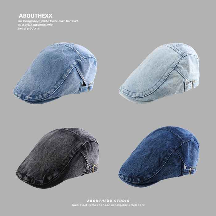 Wholesale Cowboy fashion retro hat versatile beret casual newsboy hat