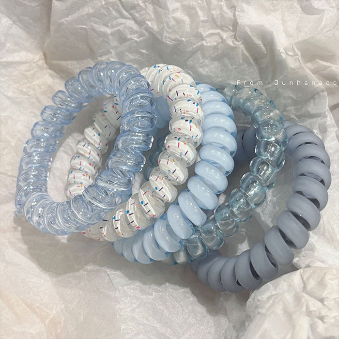 Wholesale Hair Ring Elegant Rubber Tendon Women's Head Rope Traceless Hair Rope Hair Accessories