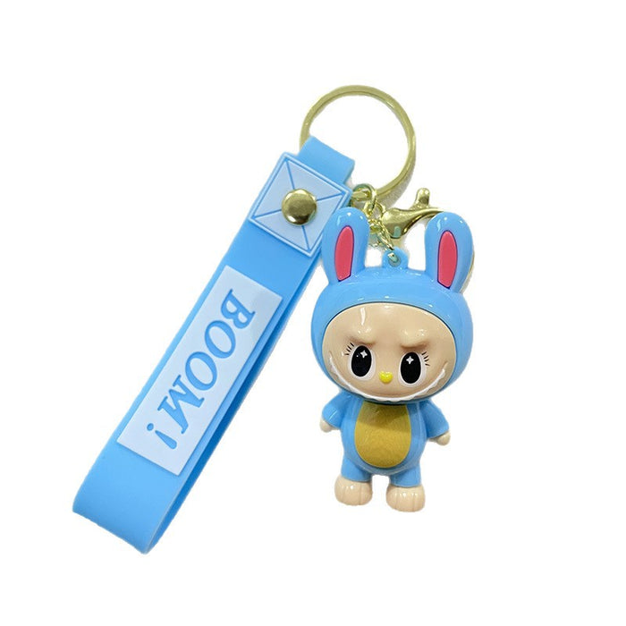 Wholesale Creative Cartoon Cute Soft Rubber Doll Keychain
