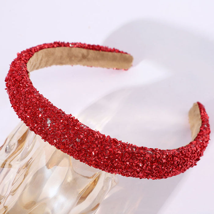 Wholesale Full diamond pearl headband fashionable and elegant temperament face washing headband headdress female accessories