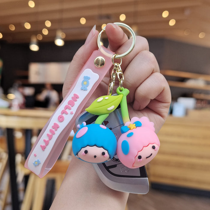 Wholesale Cartoon Silicone Doll Keychain JDC-KC-ZhuoRan023