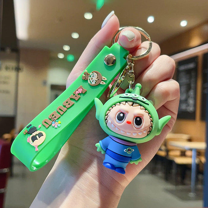 Wholesale Cartoon Keychain  Strawberry Bear Car Keychain