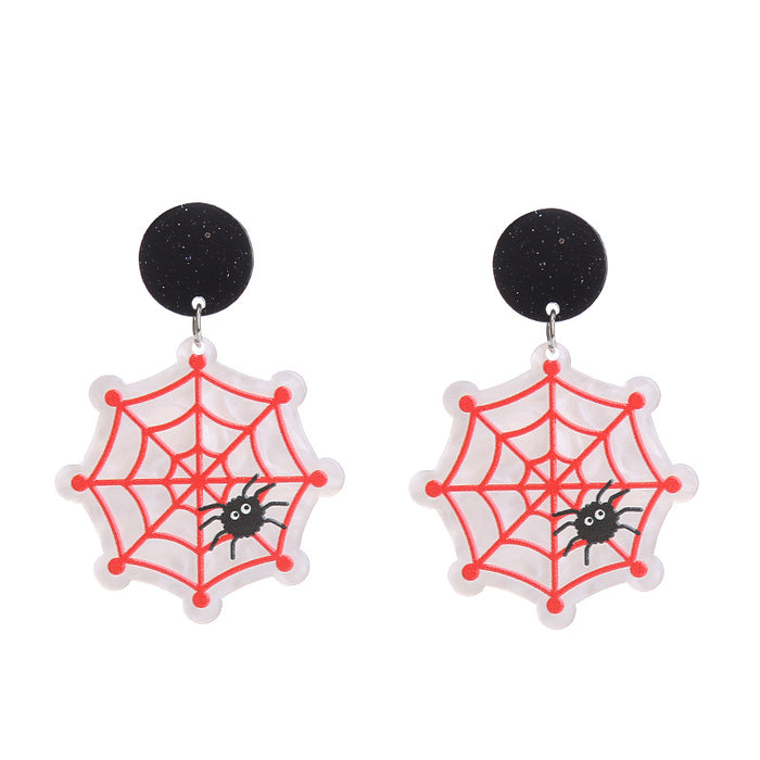 Wholesale  Pumpkin Cat Skull Funny Earrings Alternative Acrylic Earrings