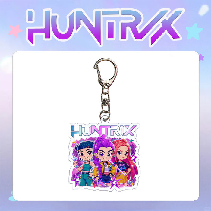 Wholesale 10pcs Acrylic Keychain Bag Pendant Accessories