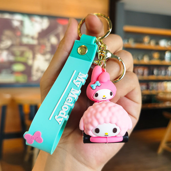 Wholesale Cartoon Doll Silicone Keychain JDC-KC-Tingm231