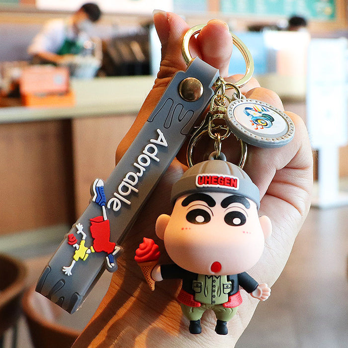 Wholesale Silicone Cartoon Doll Keychain JDC-KC-MingT223