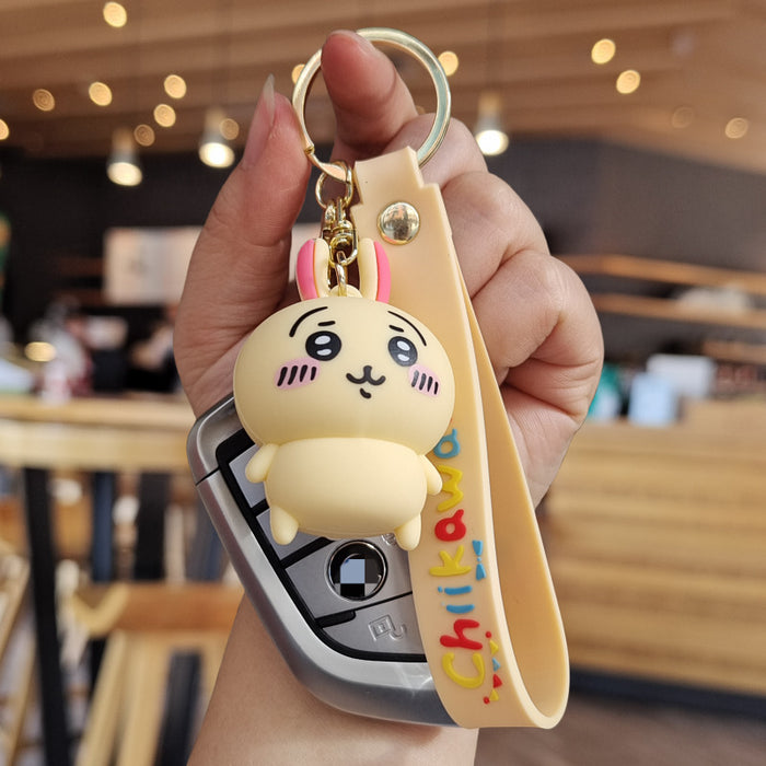 Wholesale Cartoon Silicone Doll Keychain JDC-KC-ZhuoRan017