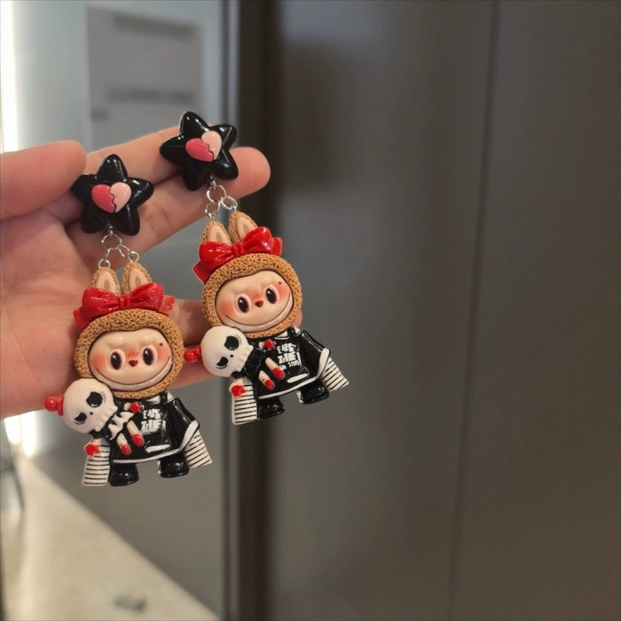 Wholesale Handmade fashion trendy niche design silver needle earrings