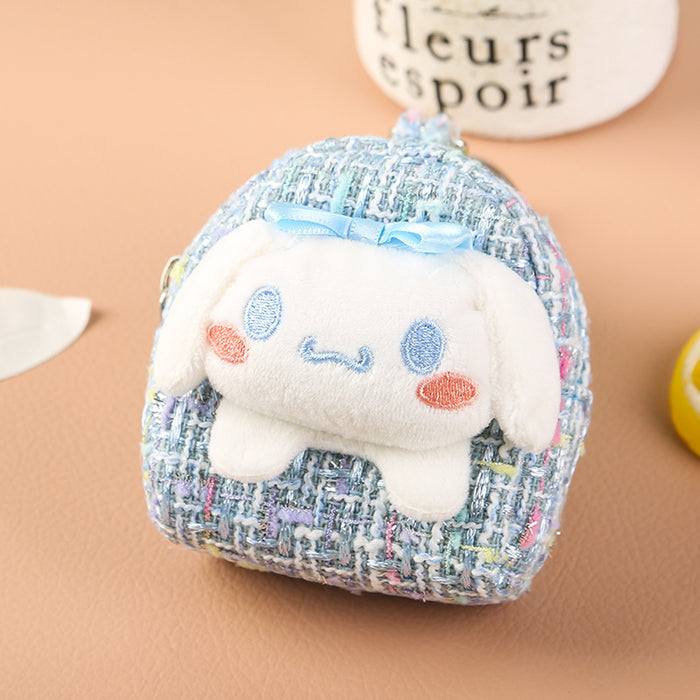 Wholesale Plush Kurommi Melody Pudding Dog Mini Wallet JDC-WT-Yuny002